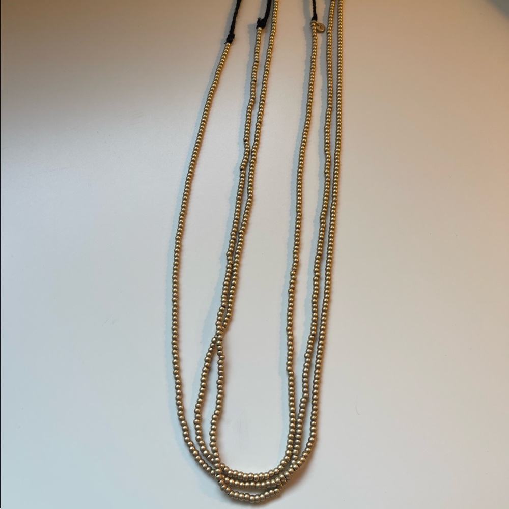 Madewell Set of gold necklaces